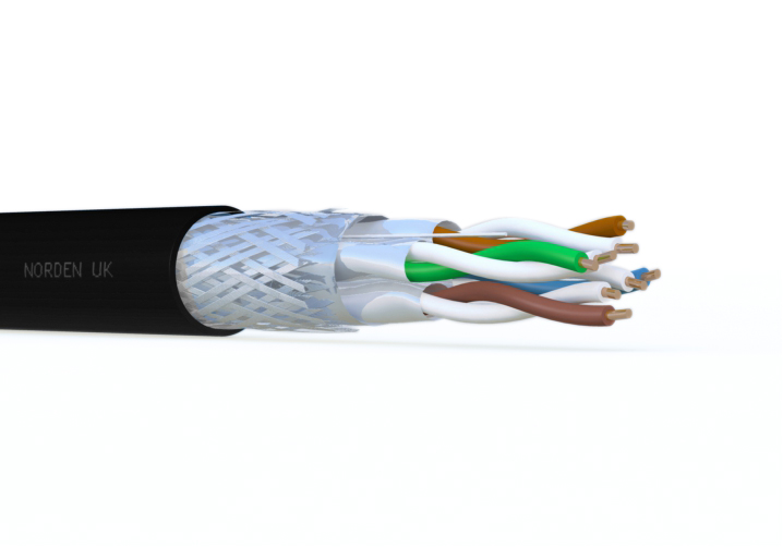Category 7 S/FTP 4 Pair Marine Cable SHF1 Jacket