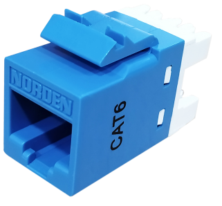 Category 6 UTP Keystone Jack Punch Down
