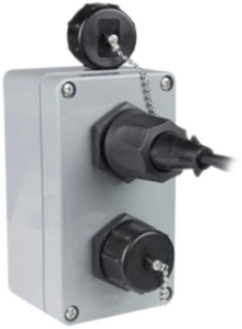 Waterproof CAT6/CAT6A Cable & RJ45 Panel Mount Jack