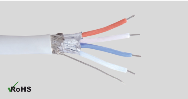 2 Pair  20 AWG  Overall Foil & Braid Shielded Paired Cable RS485