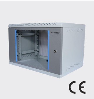 Front Glass Door Single Section Wall Mount Cabinet