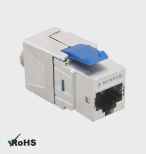 Category 8 Shielded Keystone Jack Tool Less 180D