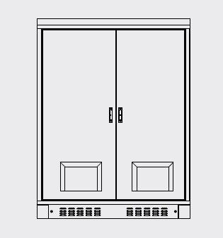 Dual Integrated Cabinet IP55